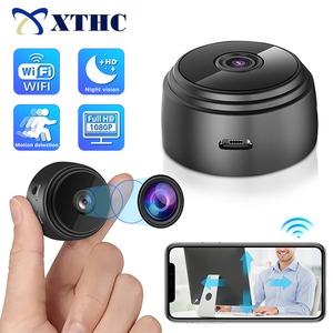 1080P Wireless Smart per interni videocamera per visione notturna 2.4G USB connettività rilevamento del movimento per la copertura di 360 gradi per gli uffici - Product Image 2
