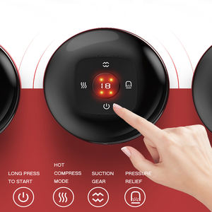 Offre Spéciale <span class=keywords><strong>Amazon</strong></span> Électrique Ventouses Et grattage Thérapie Appareil Respiratoire Vide Guasha De <span class=keywords><strong>massage</strong></span> instrument Compresse chaude Mini - Product Image 5