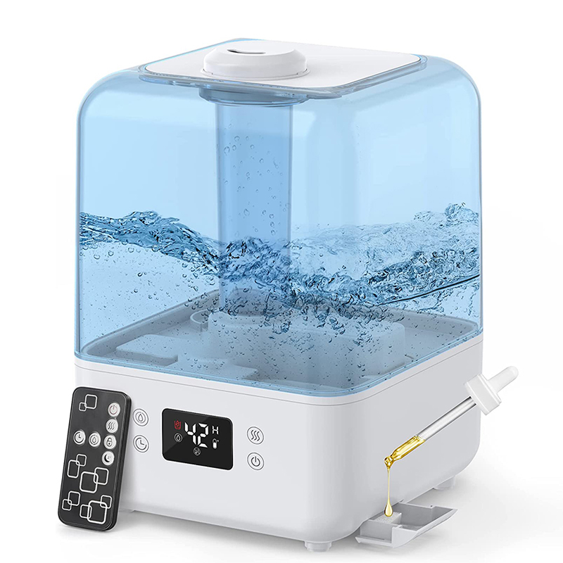 New Design Ultrasonic Humidifier Household Top Fill Smart Humidifiers Sleep Model Adjustable Water Humidifier Factory Wholesale
