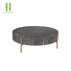 Mesa de centro con incrustaciones de madreperla 2025 de alta calidad, diseño OEM, decoración personalizada, muebles para el hogar de fábrica de Vietnam directamente - Product Image 1
