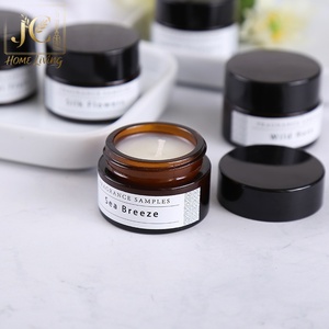67 Fragancia Cera de soja Velas de tarro de vidrio hechas a mano-Aceite esencial natural Perfumado Aromaterapia de larga duración para Navidad Pascua - Product Image 3