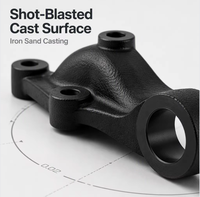 Support de fixation moteur en fonte ductile sur mesure, usiné CNC et sablé, pièces de rechange pour moteur de chariot élévateur, certifié IATF16949