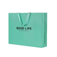 Sac en carton personnalisé imprimé, recyclable, style luxe, avec poignée longue, impression numérique, gaufrage/débossage pour cadeaux et artisanat
