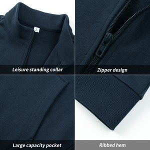 Conjunto <span class=keywords><strong>Deportivo</strong></span> para <span class=keywords><strong>Hombre</strong></span>, 85% Algodón, 15% Poliéster, 300g, Corte Regular, Sólido, Transpirable, Ligero, Traje <span class=keywords><strong>Deportivo</strong></span> para <span class=keywords><strong>Hombre</strong></span> - Product Image 3