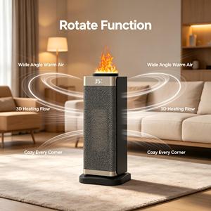 Ventilateur chauffant tour néerlandais de qualité supérieure avec protection contre la surchauffe, <span class=keywords><strong>petit</strong></span> appareil de <span class=keywords><strong>chauffage</strong></span> et de ventilation - Product Image 5