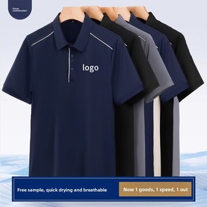 Camiseta <span class=keywords><strong>Polo</strong></span> de Trabajo <span class=keywords><strong>para</strong></span> Hombre, 100% Poliéster, al por Mayor, con Bordado Personalizado, de Secado Rápido, <span class=keywords><strong>para</strong></span> Golf - Product Image 3