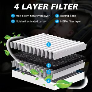 Para filtro de aire de cabina JM802 (CF11182) compatible con Civic, Clarity, 2, 1, 2, 2, 2, 2, Insight, Odyssey, INTEGRA - Product Image 6