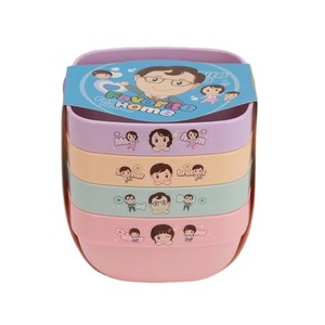 Offre Spéciale – Lot de 4 Bols Écologiques en Plastique Réutilisables et Colorés pour Micro-ondes (Riz, Soupe, Aliments) - Product Image 6