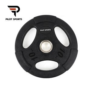 Plaques de <span class=keywords><strong>poids</strong></span> en PVC TPU avec poignées à trois trous pour pilotes de sport Plaques de <span class=keywords><strong>poids</strong></span> pour équipement de fitness - Product Image 2