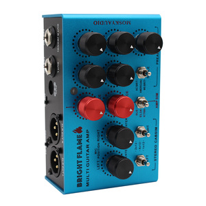 Pedal simulador de amplificador de guitarra Bright Flame Multi, simulador de gabinete estéreo, preamplificador, caja DI, pedal de efectos para guitarra eléctrica para grabación en estudio. - Product Image 3