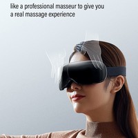Hogar inteligente eléctrico 4 modos de velocidad Visual calor comprimir 3D vibración cuidado de los ojos masajeador con música