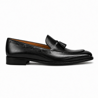 Mocassins Roma de luxe, chaussures habillées pour affaires, chaussures à enfiler sophistiquées, design classique moderne, chaussures en cuir confortables et personnalisées