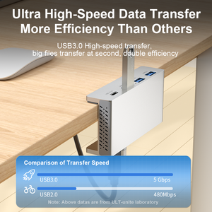 Ult-đoàn kết Clip Loại C HUB USB <span class=keywords><strong>3</strong></span>.0 USB-C HUB Docking Station <span class=keywords><strong>Adapter</strong></span> - Product Image 5