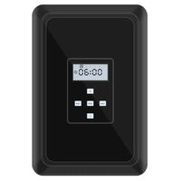 Transformateur basse tension extérieur JIUAN DC12V 15V 200W PWM 16A avec capteur photocellule et minuterie pour éclairage paysager, garantie 2 ans