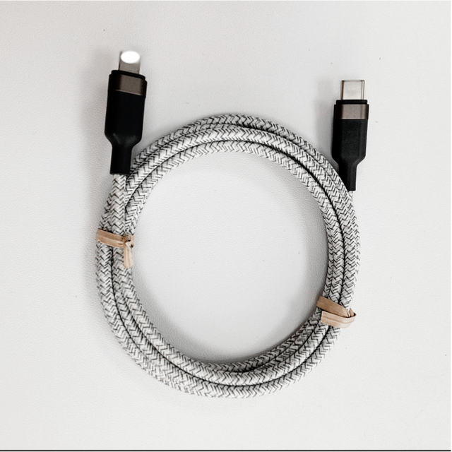 2026 Trending 1m Nylon PD 27W Type-C to USB Light Ning I Phone Usb Cable Mobile Phone Data Cable