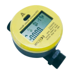 Compteur d'eau intelligent à ultrasons sans valve ZHONGYI DN15, protection IP65, connectivité filetée, débit de 0,01 à 3,125 m³/h, en nylon - Product Image 2