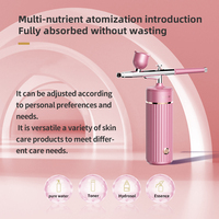 Mini kit de maquillage aérographe portable rechargeable par USB avec fond de teint maquillage aérographe 2 tasses de capacité