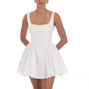 Vestido de Verano 2025 para Mujer, Sexy y Lindo, Vestidos de Fiesta para Mujer, 100% Algodón, Espalda Descubierta, Vestidos de Lujo - Product Image 4