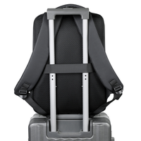 Mochila Impermeable para Portátil, Unisex, Ligera, Duradera, Práctica, de Tela PU con Puerto USB para Negocios, Oficina y Uso Diario