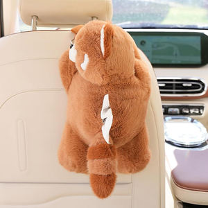 Nouveau design de boîte à mouchoirs en peluche V046 housse de boîte à mouchoirs décorative en peluche sac à mouchoirs de voiture suspendu à la voiture bureau à domicile - Product Image 3