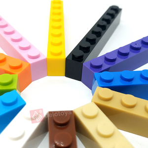 DELO TOYS (23 Colori) Parti per Costruzioni Fai-da-Te 1x8, Blocchi da Costruzione in Plastica ABS, Mattoncini 1 X 8, 1*8 (NO.<span class=keywords><strong>3008</strong></span>) - Product Image 3