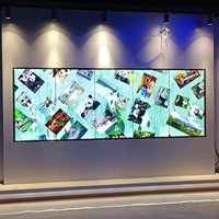 Écran d'affichage à LED tactile affichage d'information numérique interagir vidéo art mural jeux intelligents pour les musées et les expositions
