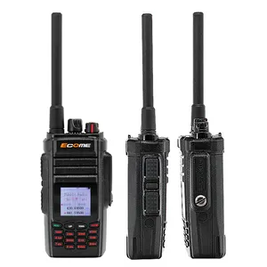 Ecome ET-L55 long range lte gps walkie talkie with sim card 4g poc vhf uhf dual mode network radio