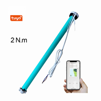 Moteur de store enrouleur intelligent Tuya 1.3/2Nm en alliage d'aluminium, contrôle universel par application, Wi-Fi, commande vocale Alexa Google Home, programmation horaire