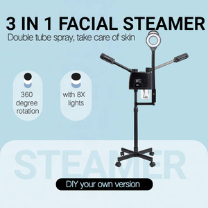 Best Sale Factory Price Wholesale Face Care Vapozone Nano Ionic Warm Steam and Deeply Moisture Facial <b>Steamer</b> - Product Image 2