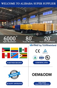 เครื่องอัดอากาศแบบสกรูดีเซลเคลื่อนที่ได้ ขนาด 400 ลูกบาศก์ฟุตต่อนาที 8 บาร์ คัมมินส์ 4BT 93 กิโลวัตต์ ระบบขับเคลื่อนแบบขั้นตอนเดียว สำหรับงานเจาะหิน งานพ่นทราย - Product Image 6