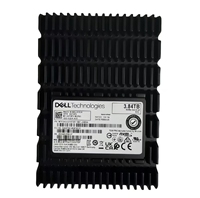 SSD NVMe U.2 3.84T untuk DELL, Hard Drive Internal Server Enterprise 2.5 Inch Baru dengan Cangkang Logam