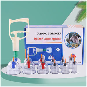 Bekam pijat kualitas tinggi, produk bekam medis Cina Tradisional, Set bekam vakum transparan - Product Image 2