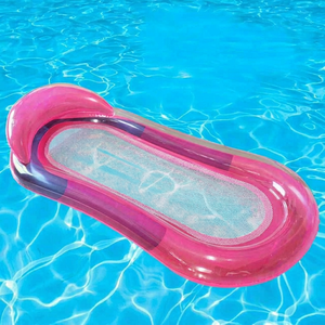 Nouveau matelas gonflable portable en PVC, chaise longue flottante pliable pour piscine, fête estivale, plage, lit flottant aquatique WL - Product Image 1