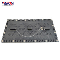 Module LED GOB flexible pour extérieur P2.5 P3 P4 P5 320x160mm, panneau d'affichage LED incurvé pour écran de colonne cylindrique