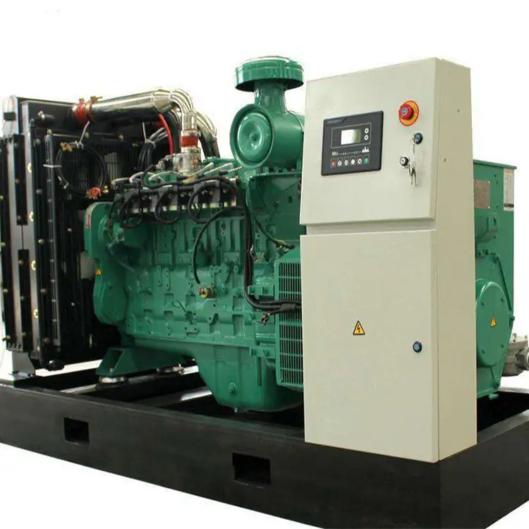 Generador de energía de motor de gas de biogás de biomasa 120KW 130KW 150KVA 160KVA