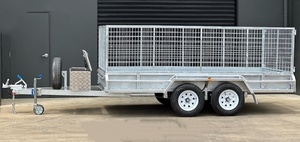 Remorque Tandem GOTRAILER 12x6 Galvanisée à Chaud avec Freins |   2000 kg ATM |   Lampes LED |   Pneus de 14 pouces |   <span class=keywords><strong>Roue</strong></span> de secours/cage de protection en option | - Product Image 3