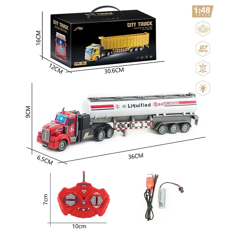 Tanker rc trailer trucks Juguetes Brinquedos radio remote control tank RC Truck best price rc car tank container carrier toys