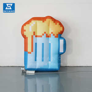 Inflatable bia cup nước giải khát chai quảng cáo mockup với LED ánh sáng in ấn kỹ thuật số tổ chức sự kiện trang trí - Product Image 4