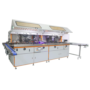 Machine d'impression sérigraphique UV automatique multicolore à grande vitesse pour bouteilles en plastique, gobelets et contenants cylindriques - Product Image 2