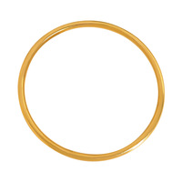 Bracelet ouvert en acier plaqué or au design minimaliste et original, bijou polyvalent pour femme au quotidien
