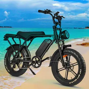V8 20 "x4.0ファットタイヤ電動自転車48V10/15AHEマウンテンバイク大人用ファットバイク