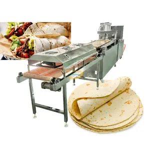 Volautomatische Industriële Bloem Maïs Mexicaanse Tortilla Machine Taco Roti Maker Persbrood Graan Product Tortilla Maken Machines