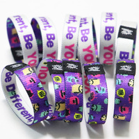 Bracelet RFID tissé Kofei, bracelet intelligent en tissu élastique, bracelet NFC réutilisable, bracelet d'entrée pour les fêtes