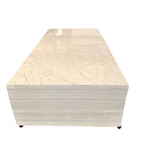 4x8 pieds wpc PVC uv feuille de marbre feuille chaude revêtement uv PVC panneau mural UV, remplacement de marbre de panneau alternatif en marbre