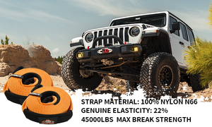 メーカーから直接3 ''x 22000lbs自動運搬牽引ストラップ牽引および回復用緊急ツール - Product Image 2