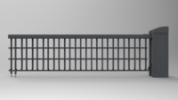 Système de barrière de parking commerciale automatique en acier laminé à froid épais, design moderne, prévention de la rouille et de la corrosion
