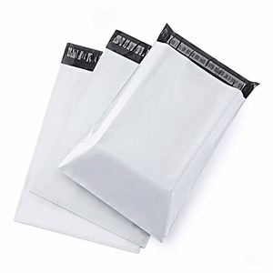 White Poly Mailers Custom Printed Express Courier <b>Bags</b> <b>Polyethylene</b> Waterproof Apparel - Product Image 6