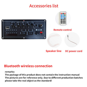 Fabriekslevering 2.0 Kanaal Smart Digitale Eindversterker Bord 12V Bluetooths Audio Luidspreker Printplaat Met Fm <span class=keywords><strong>Bt</strong></span>-Functies - Product Image 5