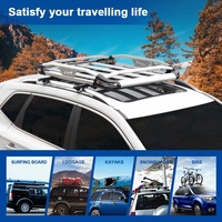 Supports de toit rigides en aluminium 4x4 personnalisés pour SUV, berlines et fourgonnettes tout-terrain, utilisation universelle, capacité de charge élevée 100 kg
