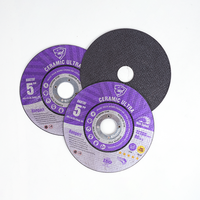 Disque à lamelles en céramique de qualité industrielle, haute dureté, pour meuleuse d'angle, outil abrasif, disque de coupe pour métal, diamètre 125 mm, épaisseur 1 mm